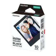 Fujifilm Instax Square Film 10 Pack Black