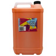 Fivestar Tempera Poster Paint Orange 5 Litre