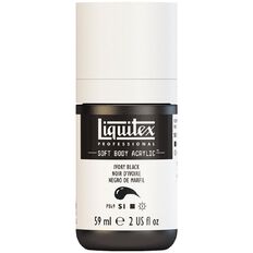 Liquitex Soft Body Acrylic 59ml Ivory Black S1