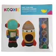 Kookie Paint Your Own Astronaut & Rocket 2 Pack