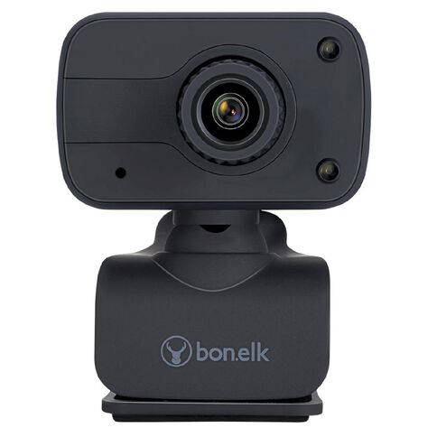 Bonelk USB Webcam Clip On 1080p Black