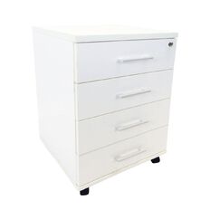 Zealand Sonic Mobile 4 Draw Locking White