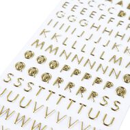 Uniti Mini Foam Alpha Stickers Gold