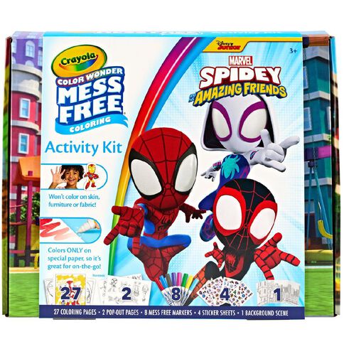 Crayola Mess Free Spidey & Friends Activity Kit