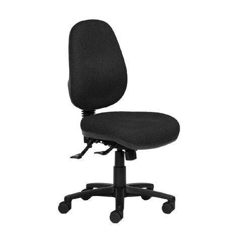 Chair Solutions Delta High-back 3 Lever Fabric Black