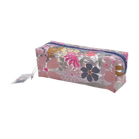 Uniti Pencil Case Floral Purple Mid