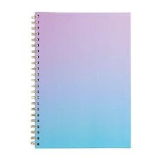 Uniti Fun & Funky Notebook Hardcover Ombre Purple Mid A4