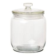 Living & Co Round Glass Jar Clear 1.5L