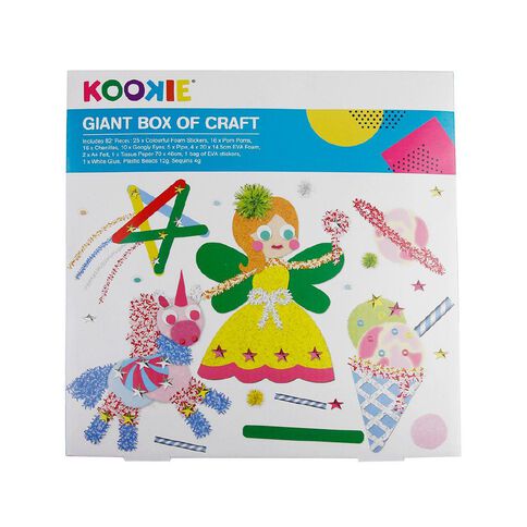 Kookie Giant Box Of Craft 82 Pieces