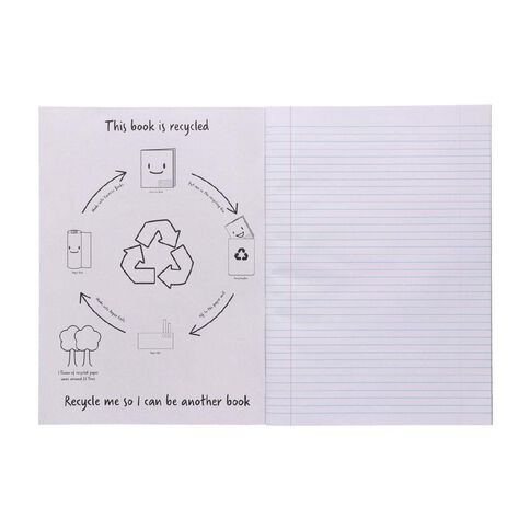 WS Exercise Book 1B8 7mm Ruled 36 Leaf Red Mid