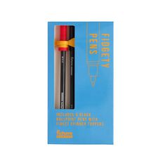 Future Useful Ballpoint Pens with Fidget Spinner Toppers 5 Pack