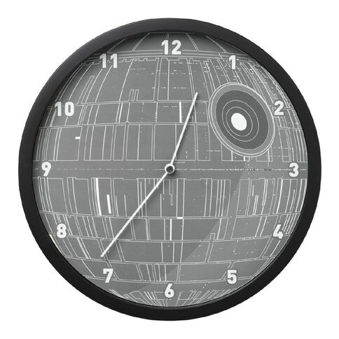 Paladone Star Wars Glow In The Dark Wall Clock Grey