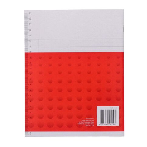 WS Exercise Book ALWB4 Ruled 24 Leaf Red