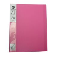 WS Colour Pop Clearbook Premium 20 Page Pink