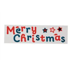 Wonderland Christmas Gel Sticker Banner Assorted