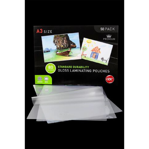 GBC Laminating Pouch A3 80 micron Pack 50