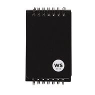 WS Notebook PP Wiro 100 Pages Black A7