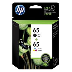 HP Ink 65 Black/Colour 2 Pack (220 Pages)