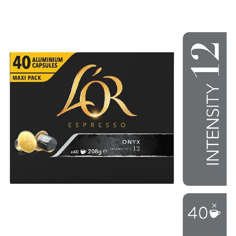 L'OR Onyx Intensity 12 Capsules 40 Pack