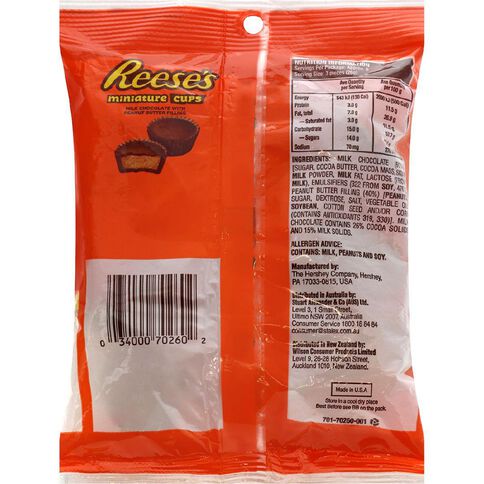 Reese's Peanut Butter Cup Miniatures 150g