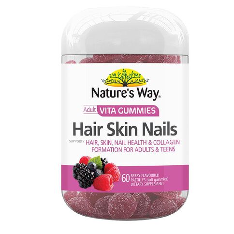 Nature's Way Adult Vita Gummies Hair Skin & Nails 60s