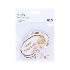 Wedding Cardstock Die Cut Shape