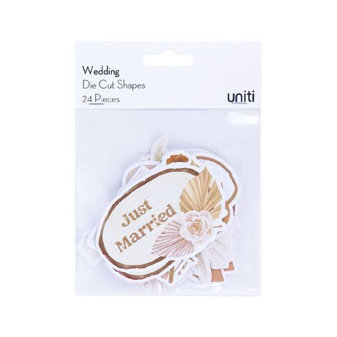 Wedding Cardstock Die Cut Shape