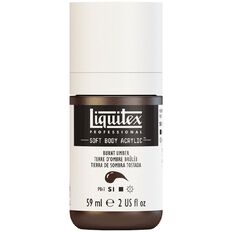 Liquitex Soft S1 Body Acrylic Paint Burnt Umber