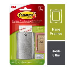 Command Sticky Nail Wire Backed Metal Hanger