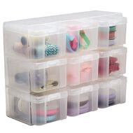 Uniti Plastic Storage Box with 9 Compartments
