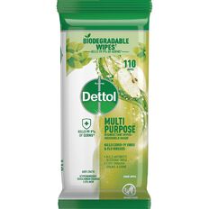 Dettol Multipurpose Wipes Apple 110 Pack