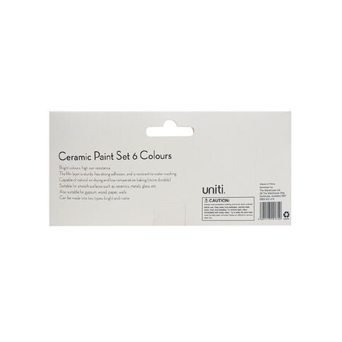 Uniti Ceramic Paint 6pcs 20ml
