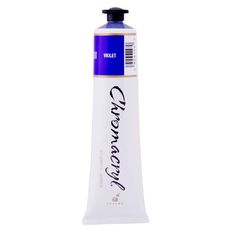 Chromacryl Acrylic Paint Violet Purple 75ml