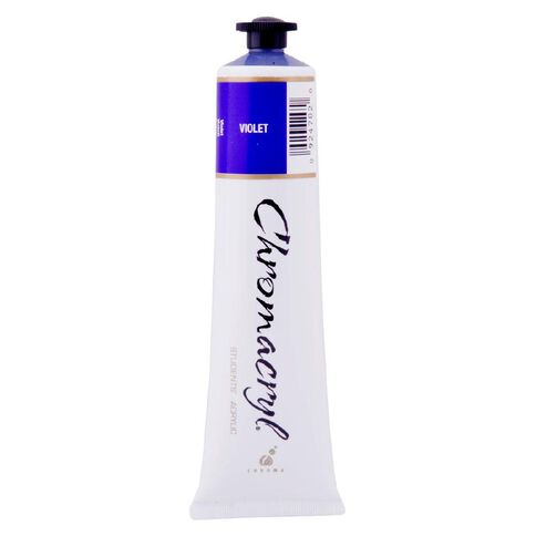 Chromacryl Acrylic Paint Violet Purple 75ml