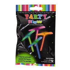 Artwrap Party Glow Favour Whirler Copter 4 Pack