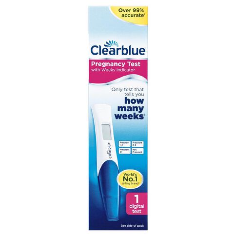 Clearblue Pregnancy Test Digital Test With Weeks Indicator 1 Pack