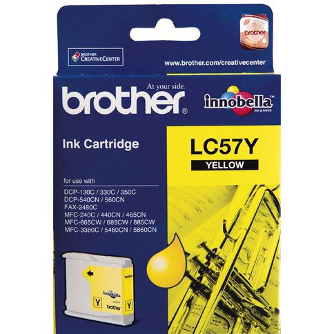 Brother Ink LC57 Yellow (400 Pages)