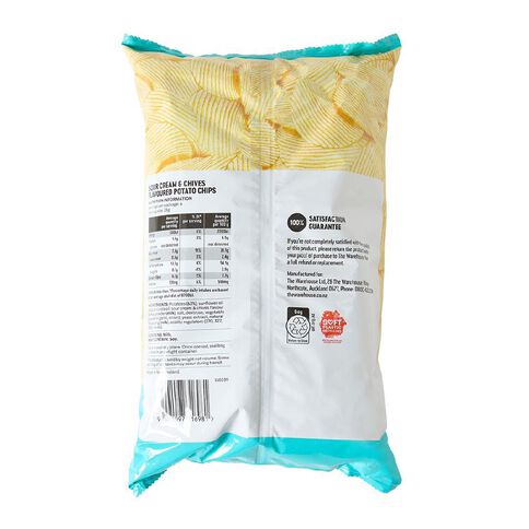 Market Kitchen Chips Sour Cream & Chives 150g