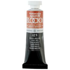 BLOCKX Watercolour Tube 15ml S1 123 Light Red
