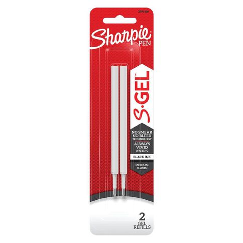 Sharpie S-Gel Gel Pen Refills 0.7mm Black - Pack of 2