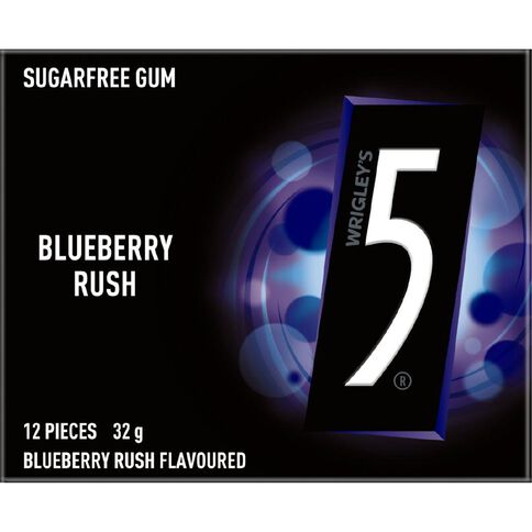 Wrigley 5 5 Gum Blueberry Stick Chewing Gum