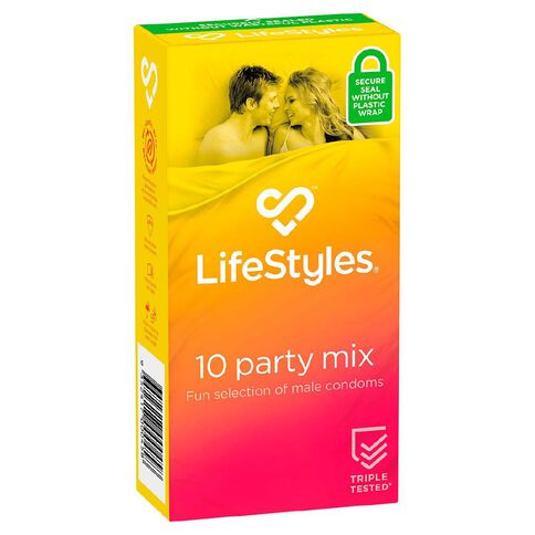 Lifestyles Condoms Party Mix 10 Pack