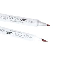 Uniti Dual Ended Markers Grey 6 Pack