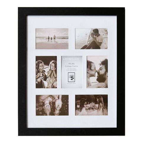 Living & Co Milan Collage Frame Black