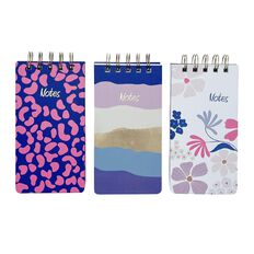 Uniti Spiral Notebook 3 Assorted Purple Mid