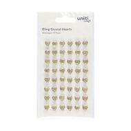 Uniti Bling Crystal Hearts Champagne