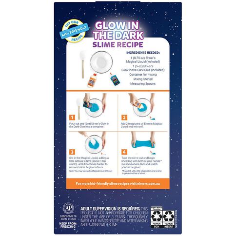 Elmer's Dinosaur Night Slime Kit 2 Piece
