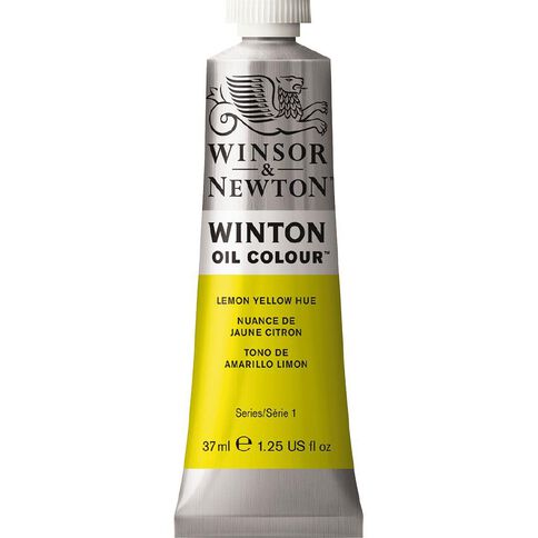 Winsor & Newton Winton Oil Paint 37ml Lemon Yellow