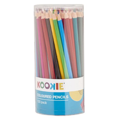 Kookie Coloured Pencils 100 Pack
