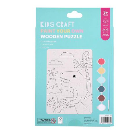 Paint Your Own Wooden Puzzles